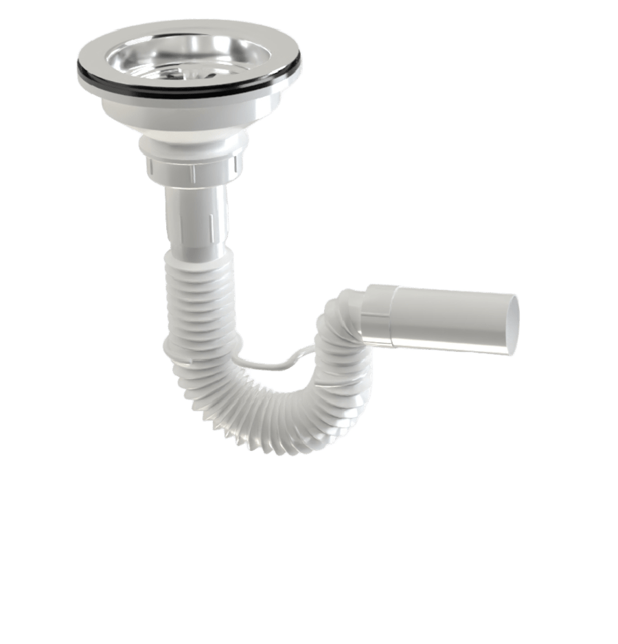 Büyük Kafa Çöpmak Körüklü Sifon